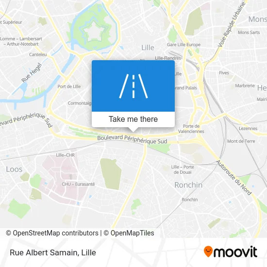 Rue Albert Samain map