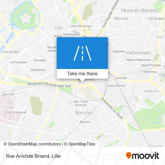 Rue Aristide Briand map