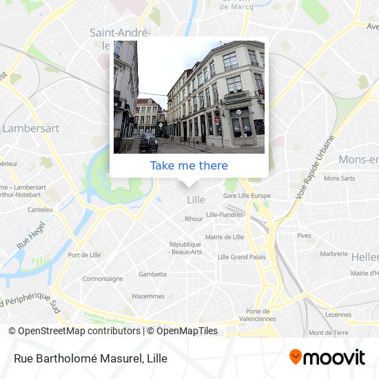 Rue Bartholomé Masurel map