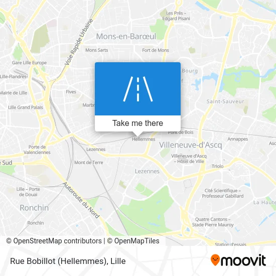 Rue Bobillot (Hellemmes) map