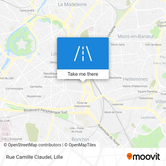 Rue Camille Claudel map