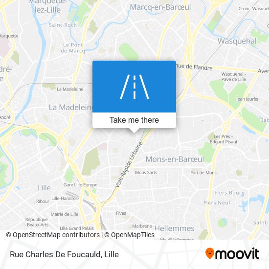 Mapa Rue Charles De Foucauld