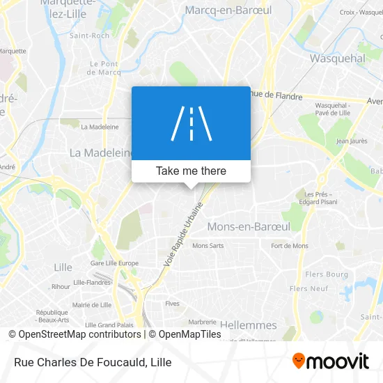 Rue Charles De Foucauld map