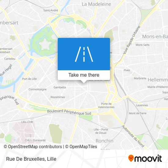 Rue De Bruxelles map
