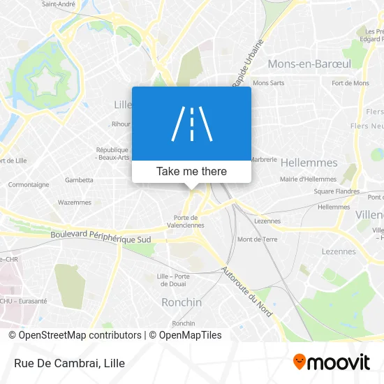 Rue De Cambrai map