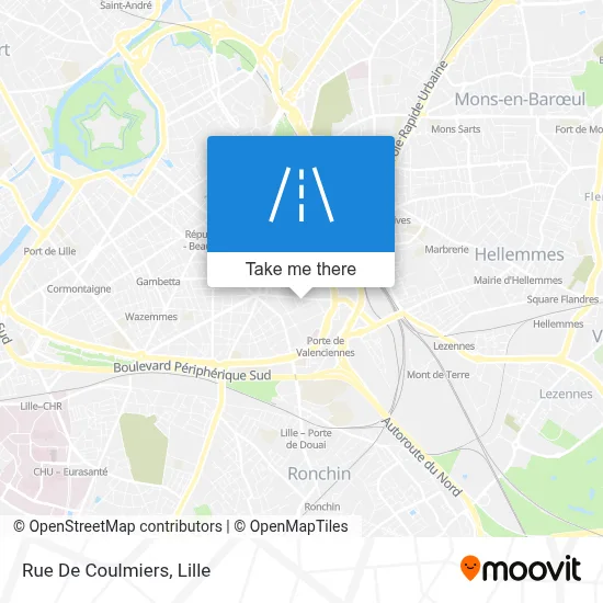 Rue De Coulmiers map