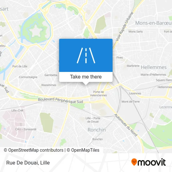 Rue De Douai map