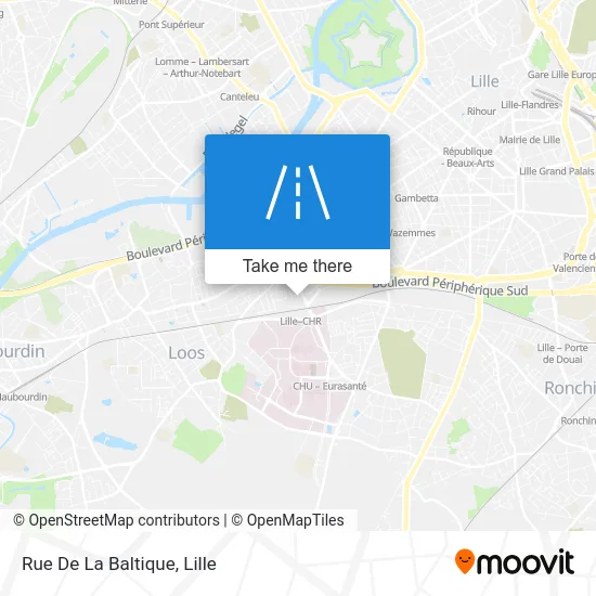 Rue De La Baltique map