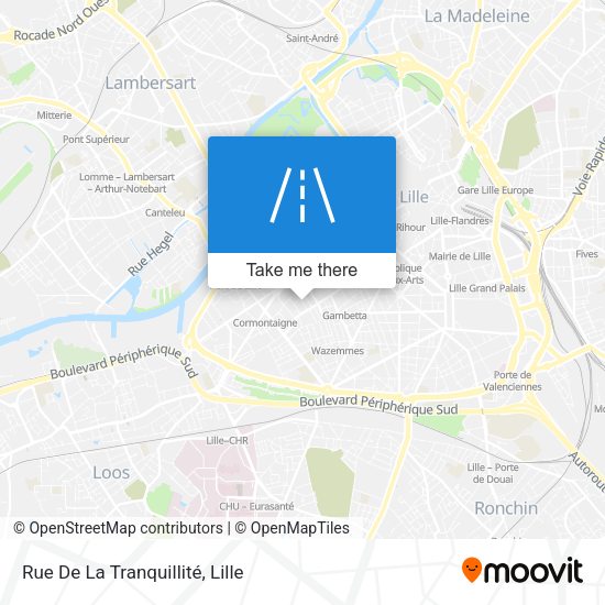 Rue De La Tranquillité map