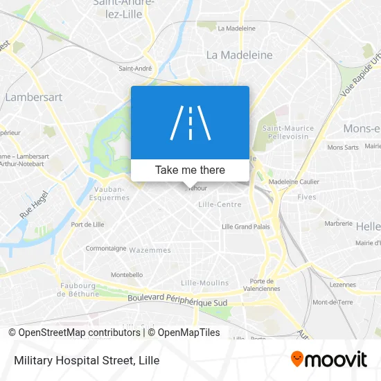 Rue De L'Hôpital Militaire map