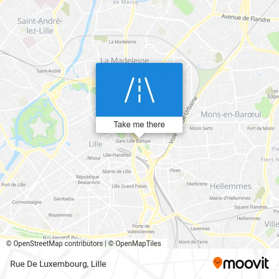 Rue De Luxembourg map