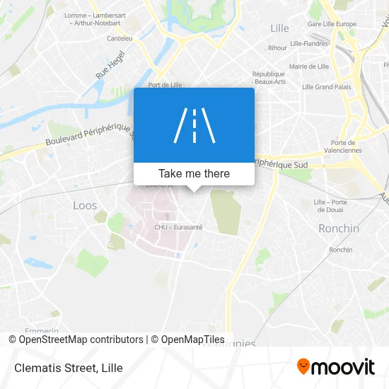 Rue Des Clématites map