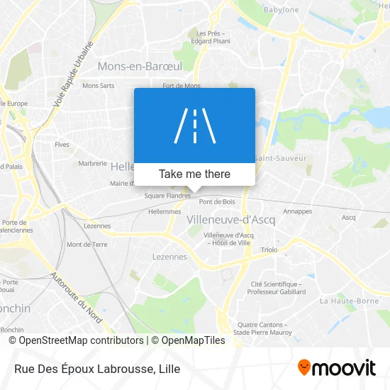 Rue Des Époux Labrousse map