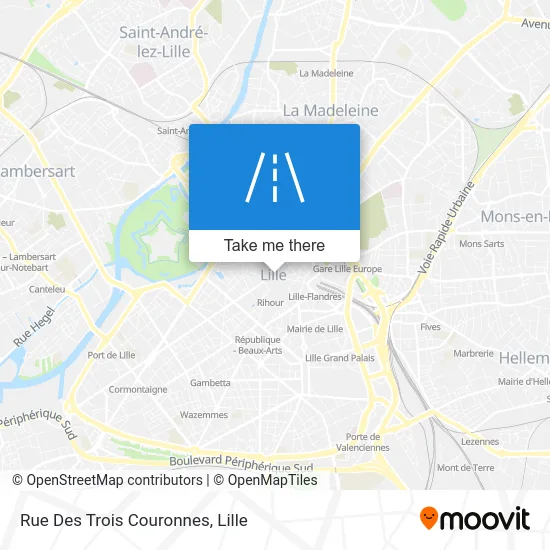 Rue Des Trois Couronnes map