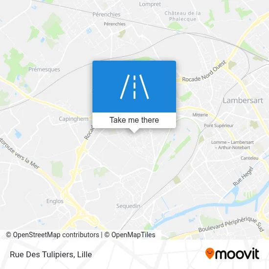 Rue Des Tulipiers map