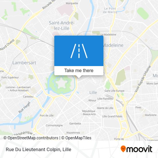 Rue Du Lieutenant Colpin map