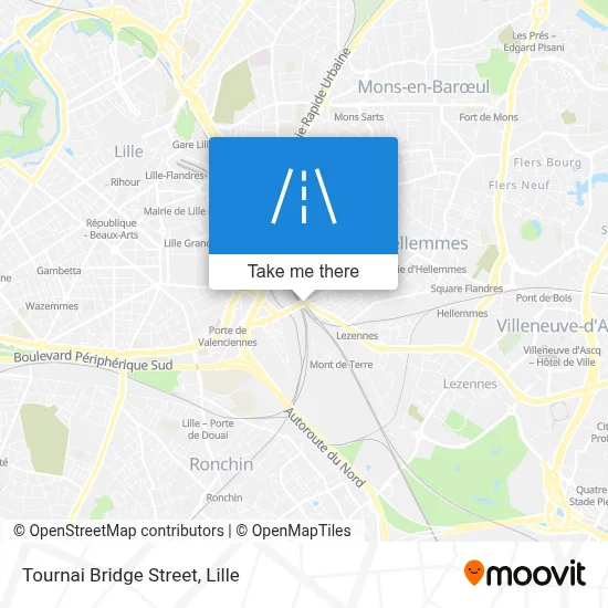 Rue Du Pont De Tournai map