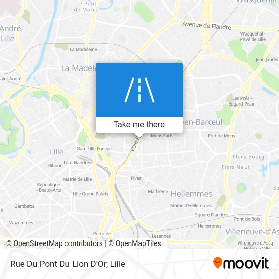 Rue Du Pont Du Lion D'Or map