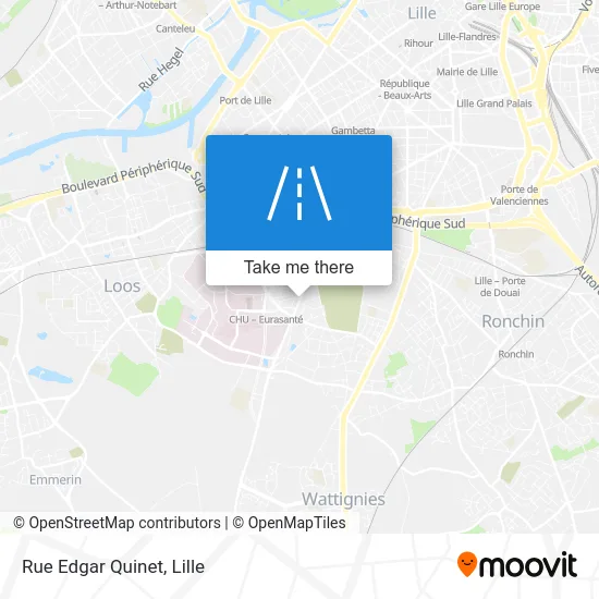 Rue Edgar Quinet map