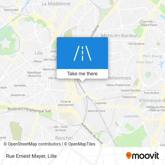 Rue Ernest Mayer map