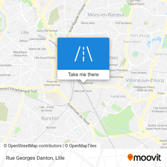 Rue Georges Danton map