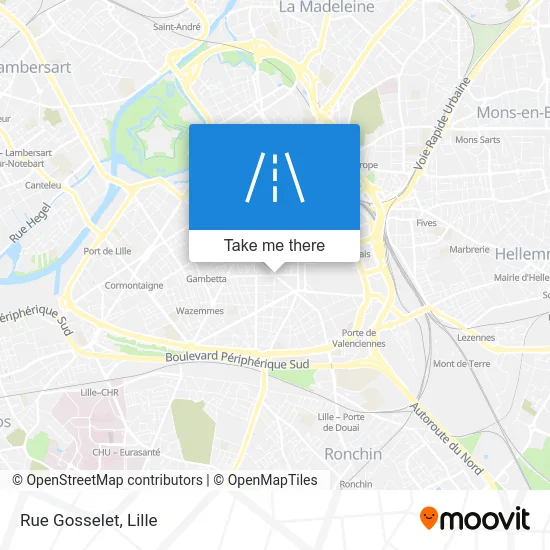 Rue Gosselet map