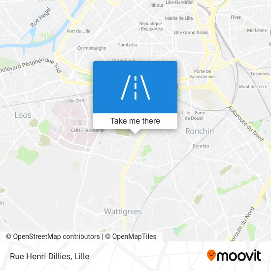 Rue Henri Dillies map