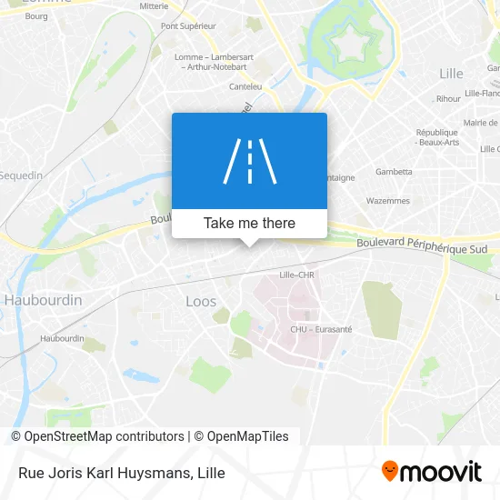 Rue Joris Karl Huysmans map