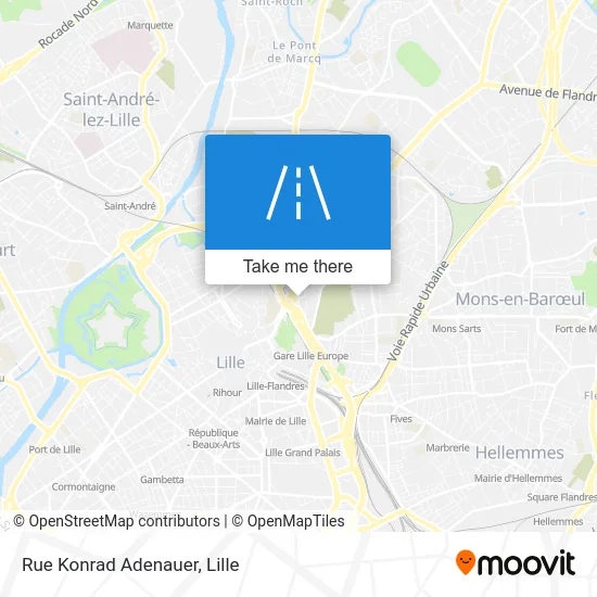 Rue Konrad Adenauer map