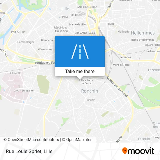 Rue Louis Spriet map