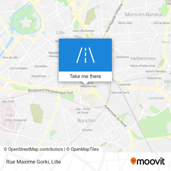 Rue Maxime Gorki map