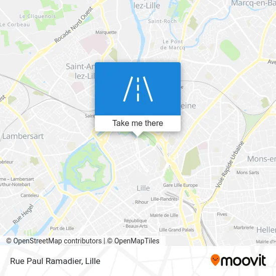 Rue Paul Ramadier map