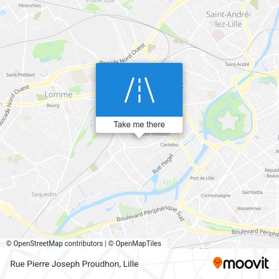 Rue Pierre Joseph Proudhon map