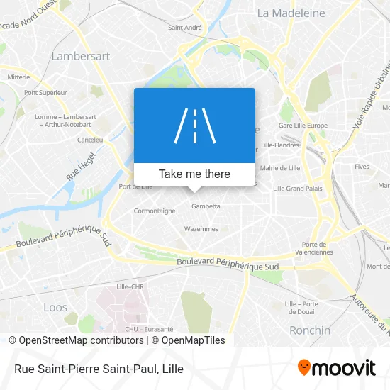 Rue Saint-Pierre Saint-Paul map