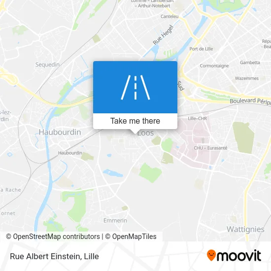 Rue Albert Einstein map