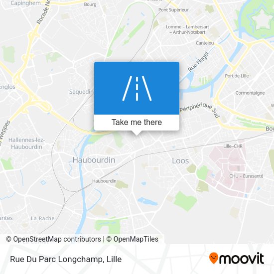 Rue Du Parc Longchamp map