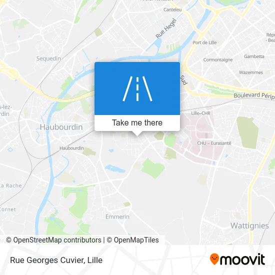 Rue Georges Cuvier map