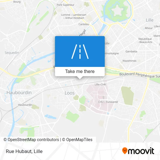 Rue Hubaut map