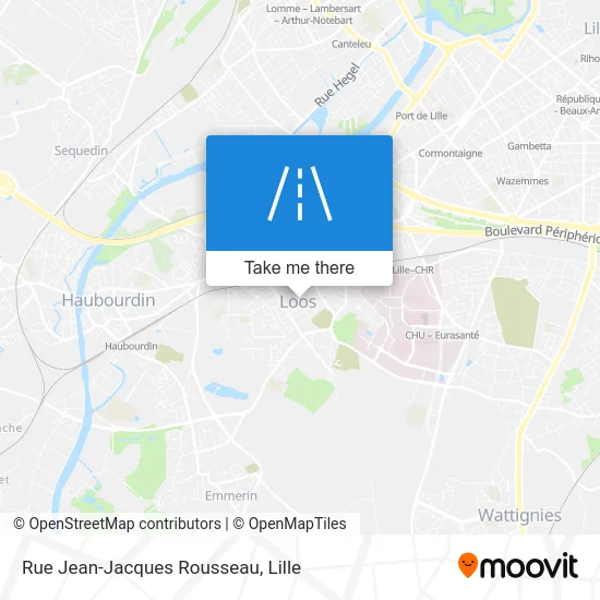 Rue Jean-Jacques Rousseau map