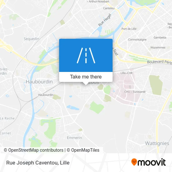 Rue Joseph Caventou map