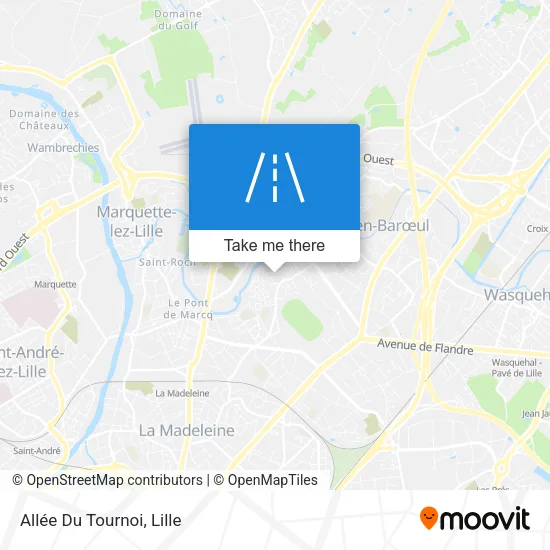 Allée Du Tournoi map