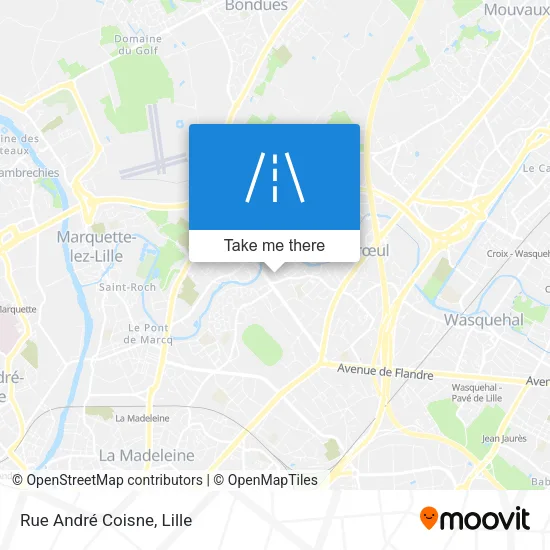 Rue André Coisne map