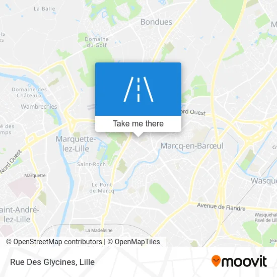 Rue Des Glycines map