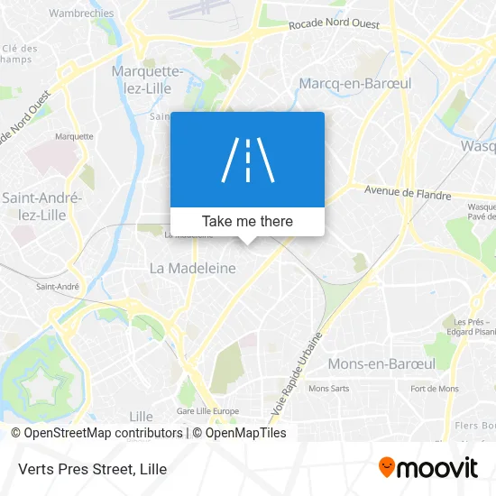 Rue Des Verts Prés map