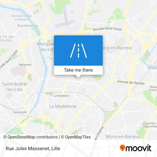 Rue Jules Massenet map