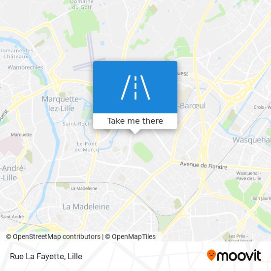 Mapa Rue La Fayette