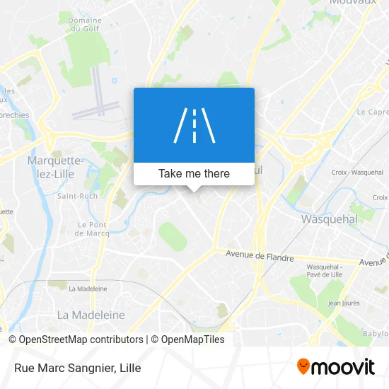 Rue Marc Sangnier map