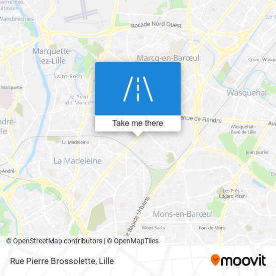 Mapa Rue Pierre Brossolette