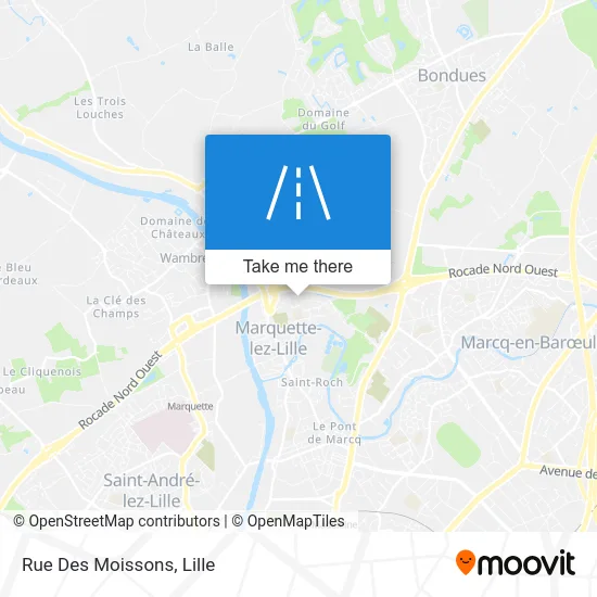 Rue Des Moissons map