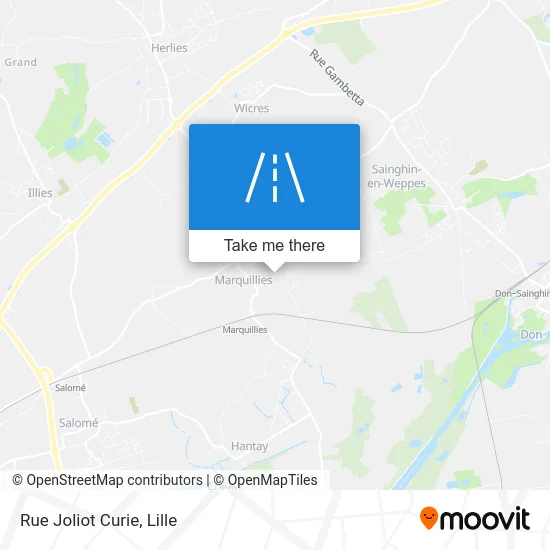 Rue Joliot Curie map